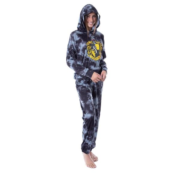 Harry Potter Wizarding World Hogwarts House Kangaroo Hooded Sweater & Pants Set - Picture 15 of 16